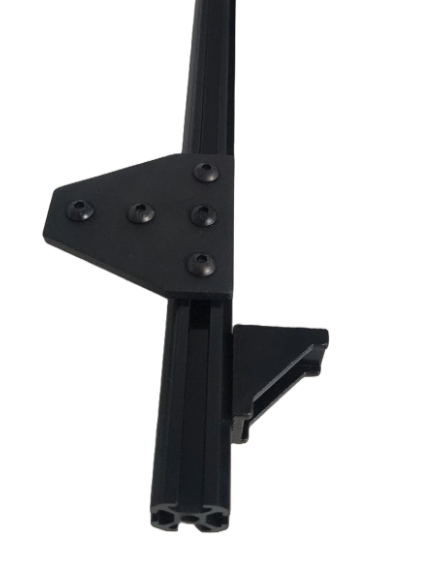 XBEAMS 2020 Black Rigid Plastic T Slot Framing